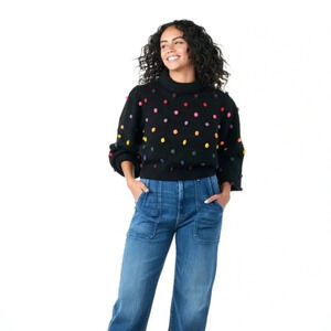 Farm Rio Pom Sweater NWOT